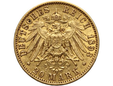 Niemcy, Hamburg, 20 marek 1893 J - 2