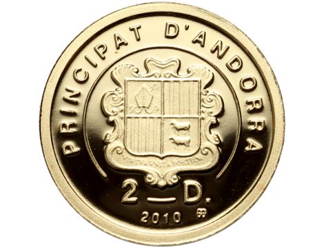 Andora, 2 dinery 2010, Jan Paweł II - 3