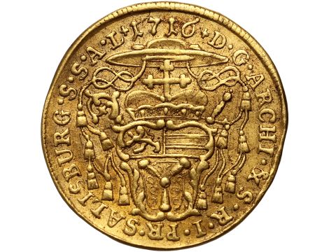 Austria, Salzburg, Franciszek Antoni von Harrach, dukat 1716 - 2