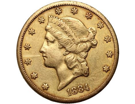 USA, 20 dolarów 1884 CC, Carson City, Liberty