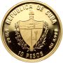 Kuba, 10 pesos 1990, Olimpiada w Barcelonie 1992, 1/10 uncji złota - 3