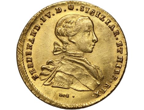 Włochy, Neapol i Sycylia, Ferdynand IV, 6 ducati 1765