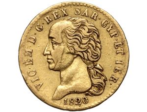 4901. Włochy, Królestwo Sardynii, Wiktor Emanuel I, 20 lirów 1820