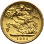 Wielka Brytania, Wiktoria, 1/2 suwerena 1893, Proof - 3