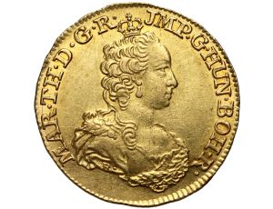 Austria, Niderlandy, Maria Teresa, podwójny souverain d'or 1750