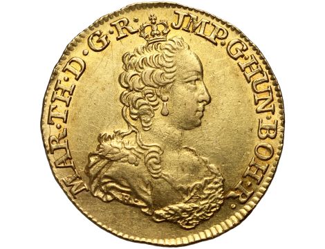 Austria, Niderlandy, Maria Teresa, podwójny souverain d'or 1750