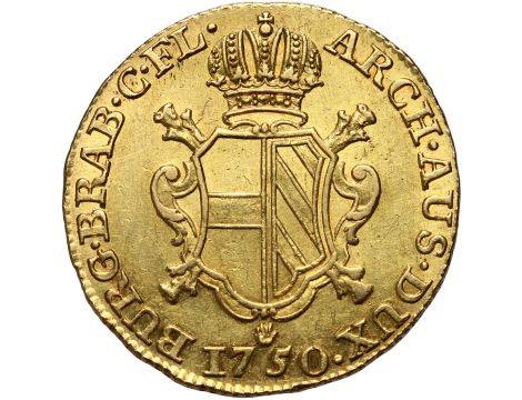 Austria, Niderlandy, Maria Teresa, podwójny souverain d'or 1750 - 2