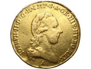 Austria, Niderlandy, Józef II, souverain d'or 1786 A, Wiedeń