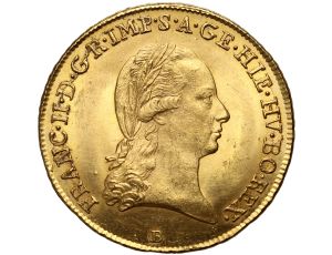 Austria, Niderlandy, Franciszek II, souverain d'or 1796 B, Kremnica