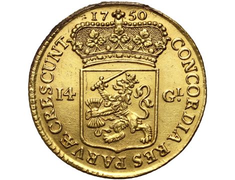 4911. Niderlandy, Utrecht, 14 guldenów 1750 - 2