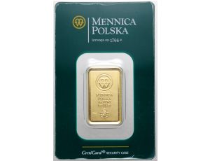 Sztabka złota 1 oz Mennica Polska