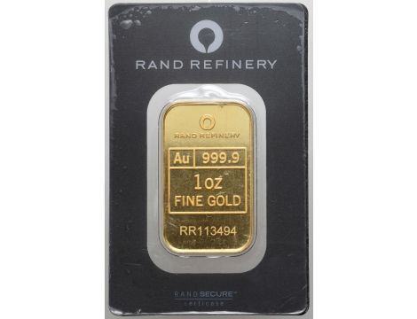 Sztabka złota 1 oz Rand Refinery