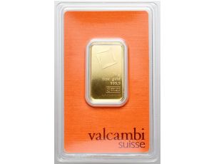 Sztabka złota 20 g Valcambi