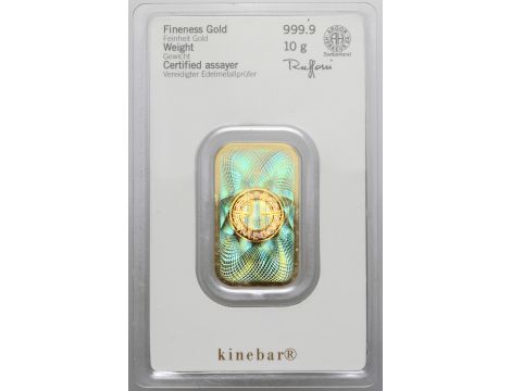 Sztabka złota 10 g Argor-Heraeus - 2