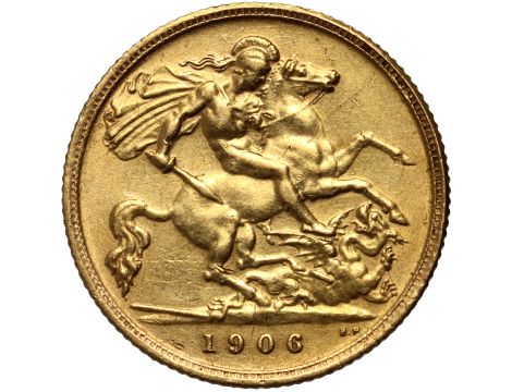Wielka Brytania, Edward VII, 1/2 suwerena 1906 - 2