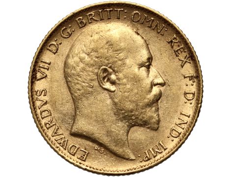 Wielka Brytania, Edward VII, 1/2 suwerena 1907