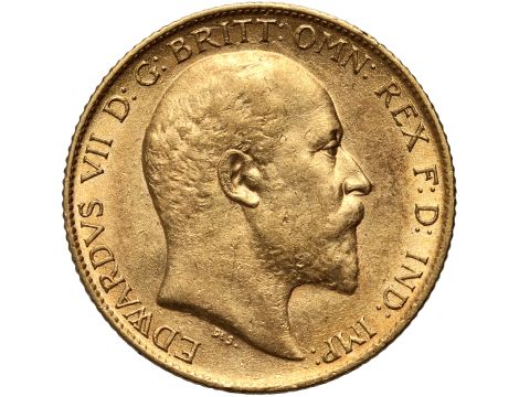Wielka Brytania, Edward VII, 1/2 suwerena 1908