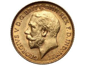4924. RPA Jerzy V, 1/2 suwerena 1925 SA, Pretoria
