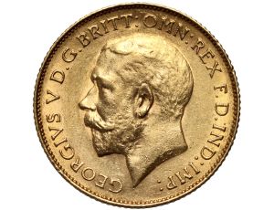 4925. RPA Jerzy V, 1/2 suwerena 1925 SA, Pretoria