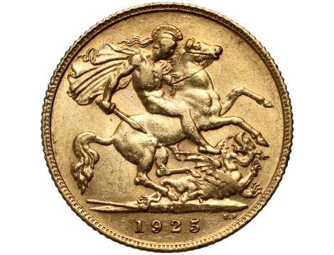 RPA Jerzy V, 1/2 suwerena 1925 SA, Pretoria - 2