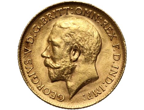 Wielka Brytania, Jerzy V, 1/2 suwerena 1914