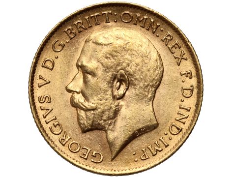 Wielka Brytania, Jerzy V, 1/2 suwerena 1913