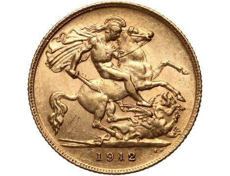 Wielka Brytania, Jerzy V, 1/2 suwerena 1912 - 2