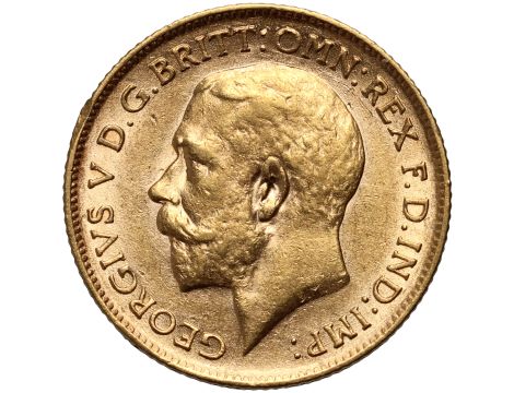 Wielka Brytania, Jerzy V, 1/2 suwerena 1911
