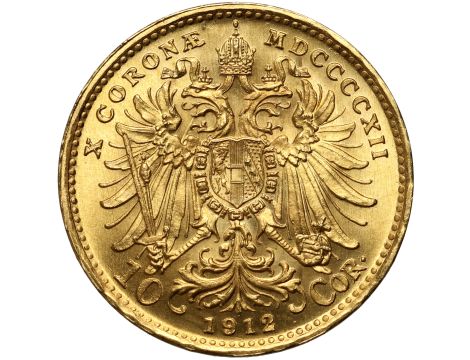 Austria, Franciszek Józef I, 10 koron 1912, Nowe bicie - 2