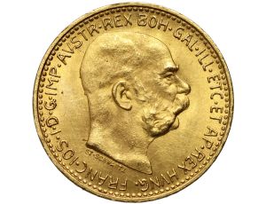 4936. Austria, Franciszek Józef I, 10 koron 1912, Nowe bicie