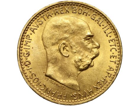 Austria, Franciszek Józef I, 10 koron 1912, Nowe bicie