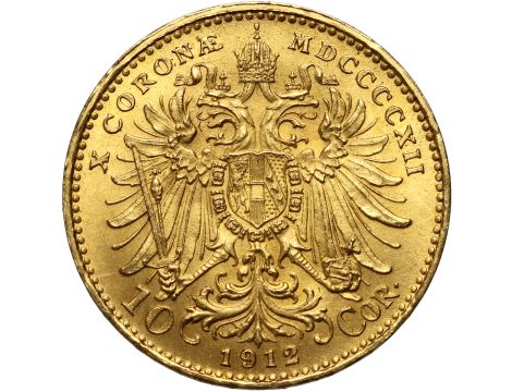 Austria, Franciszek Józef I, 10 koron 1912, Nowe bicie - 2