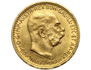 4937. Austria, Franciszek Józef I, 10 koron 1912, Nowe bicie