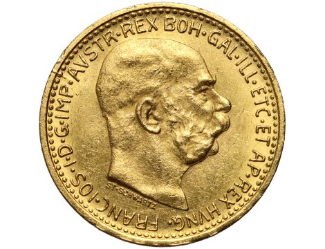 Austria, Franciszek Józef I, 10 koron 1912, Nowe bicie