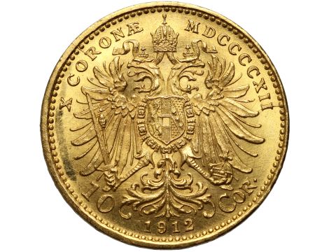Austria, Franciszek Józef I, 10 koron 1912, Nowe bicie - 2
