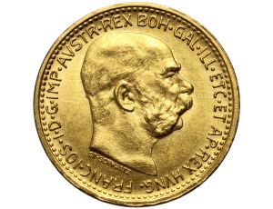 4938. Austria, Franciszek Józef I, 10 koron 1912, Nowe bicie