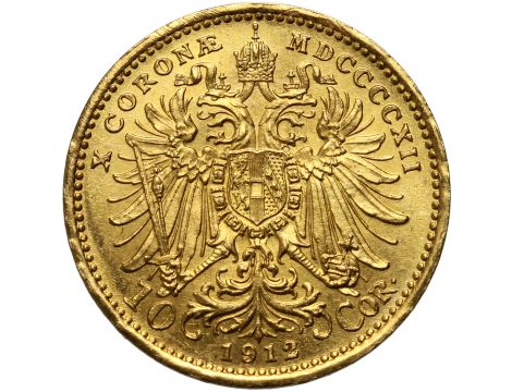 Austria, Franciszek Józef I, 10 koron 1912, Nowe bicie - 2
