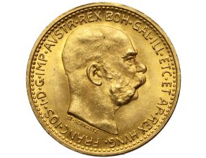 4941. Austria, Franciszek Józef I, 10 koron 1912, Nowe bicie
