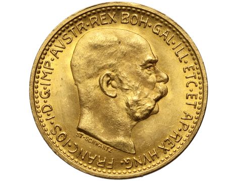 Austria, Franciszek Józef I, 10 koron 1912, Nowe bicie
