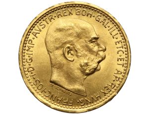 4942. Austria, Franciszek Józef I, 10 koron 1912, Nowe bicie
