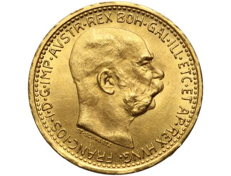 Austria, Franciszek Józef I, 10 koron 1912, Nowe bicie