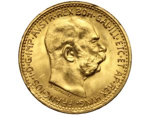 4943. Austria, Franciszek Józef I, 10 koron 1912, Nowe bicie