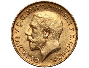 4944. Wielka Brytania, Jerzy V, 1/2 suwerena 1912