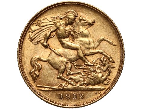 Wielka Brytania, Jerzy V, 1/2 suwerena 1912 - 2