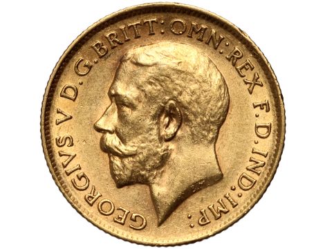 Wielka Brytania, Jerzy V, 1/2 suwerena 1912