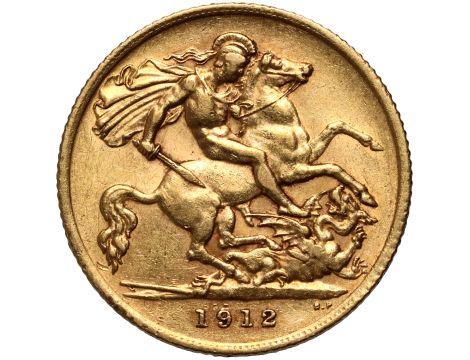 Wielka Brytania, Jerzy V, 1/2 suwerena 1912 - 2
