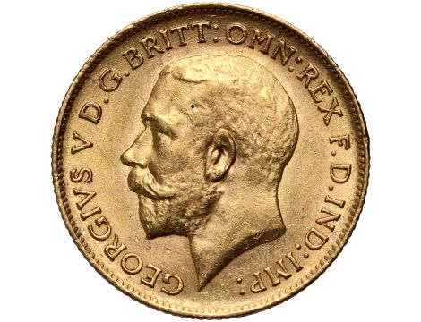 Wielka Brytania, Jerzy V, 1/2 suwerena 1913