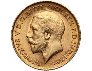 4947. Wielka Brytania, Jerzy V, 1/2 suwerena 1914