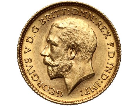 4948. Australia, Jerzy V, 1/2 suwerena 1911 S, Sydney