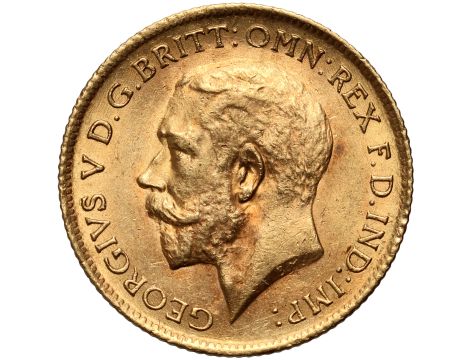 Wielka Brytania, Jerzy V, 1/2 suwerena 1914
